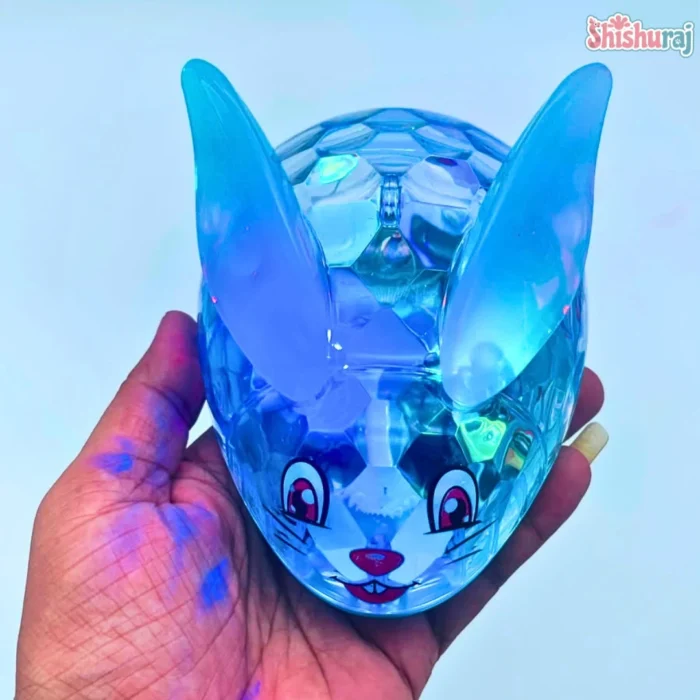 Music Rabbit Transparent Toy Price in BD | Colorful Lights | Electronic Toy for Kids | ShishuRaj - Image 4