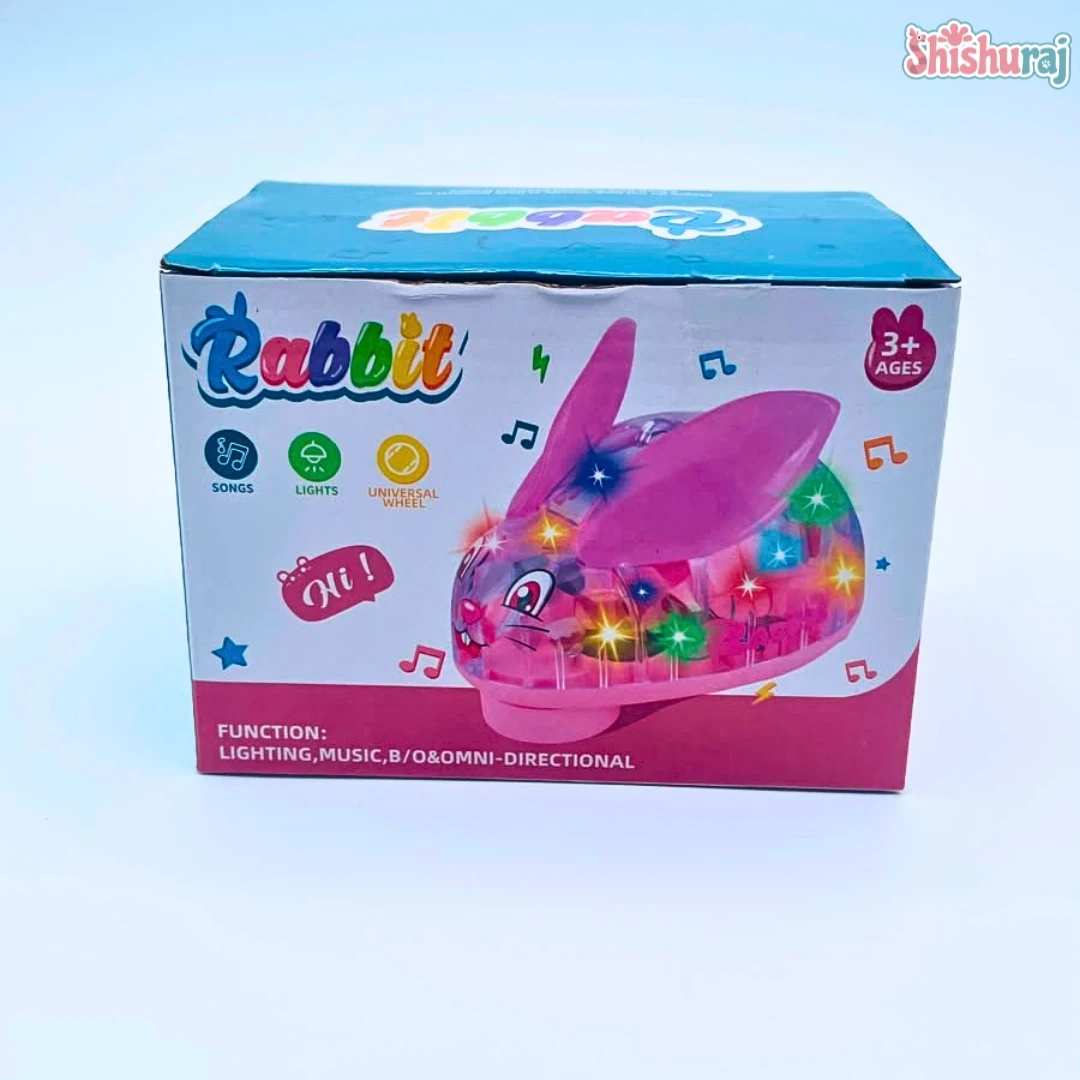 Music Rabbit Transparent Toy Music Rabbit Transparent Toy