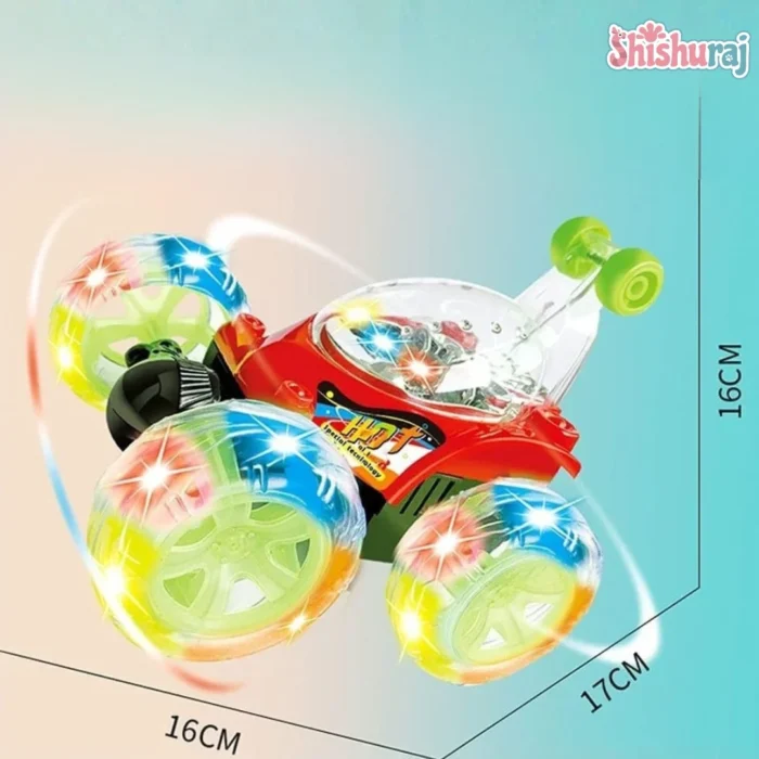 2.4G Stunt Car Price in BD | 360° Spray Smoke Car For Kids | Remote, Watch & App Control | ShishuRaj - Image 5