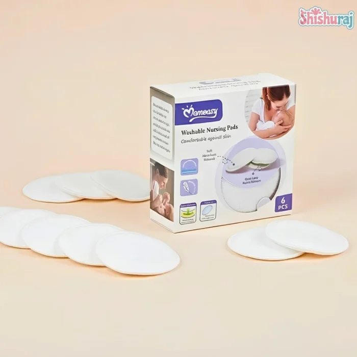 Momeasy Washable Nursing Pads Price In BD | 6pcs | Reusable Breast Pads | ShishuRaj - Image 3