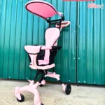 Multi-Function Magic Baby Stroller with Hood Price in BD | Pink | Foldable Stroller | Lightweight | Baby Stroller BD | ShishrRaj - Image 8